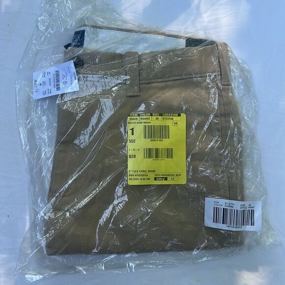 J. Crew 9" flex chino short in British khaki size 30 NWT in Packaging - Picture 3 of 4